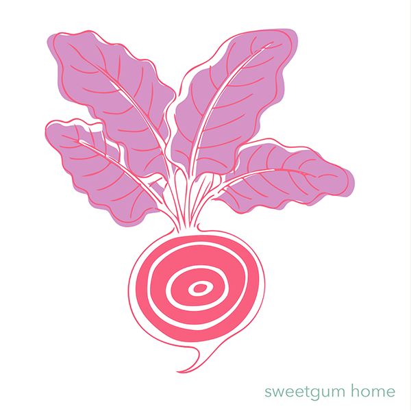 Shopping for colors at the supermarket