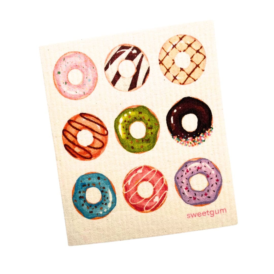 Nine Donuts Swedish dishcloth Swedish Dishcloths SWEETGUM TEXTILES CO., LLC 