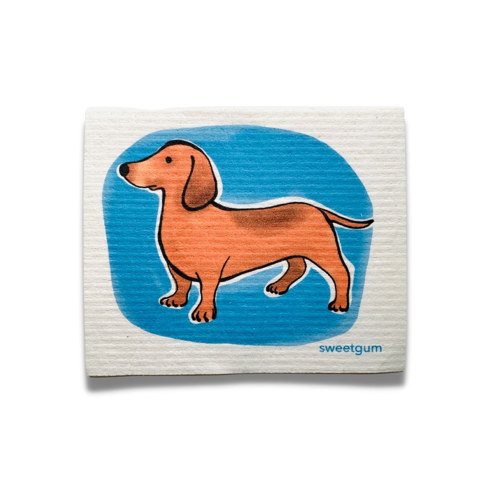 Dachshund Swedish Dishcloth | Sweetgum Home Swedish Dishcloths sweetgum textiles company, LLC 