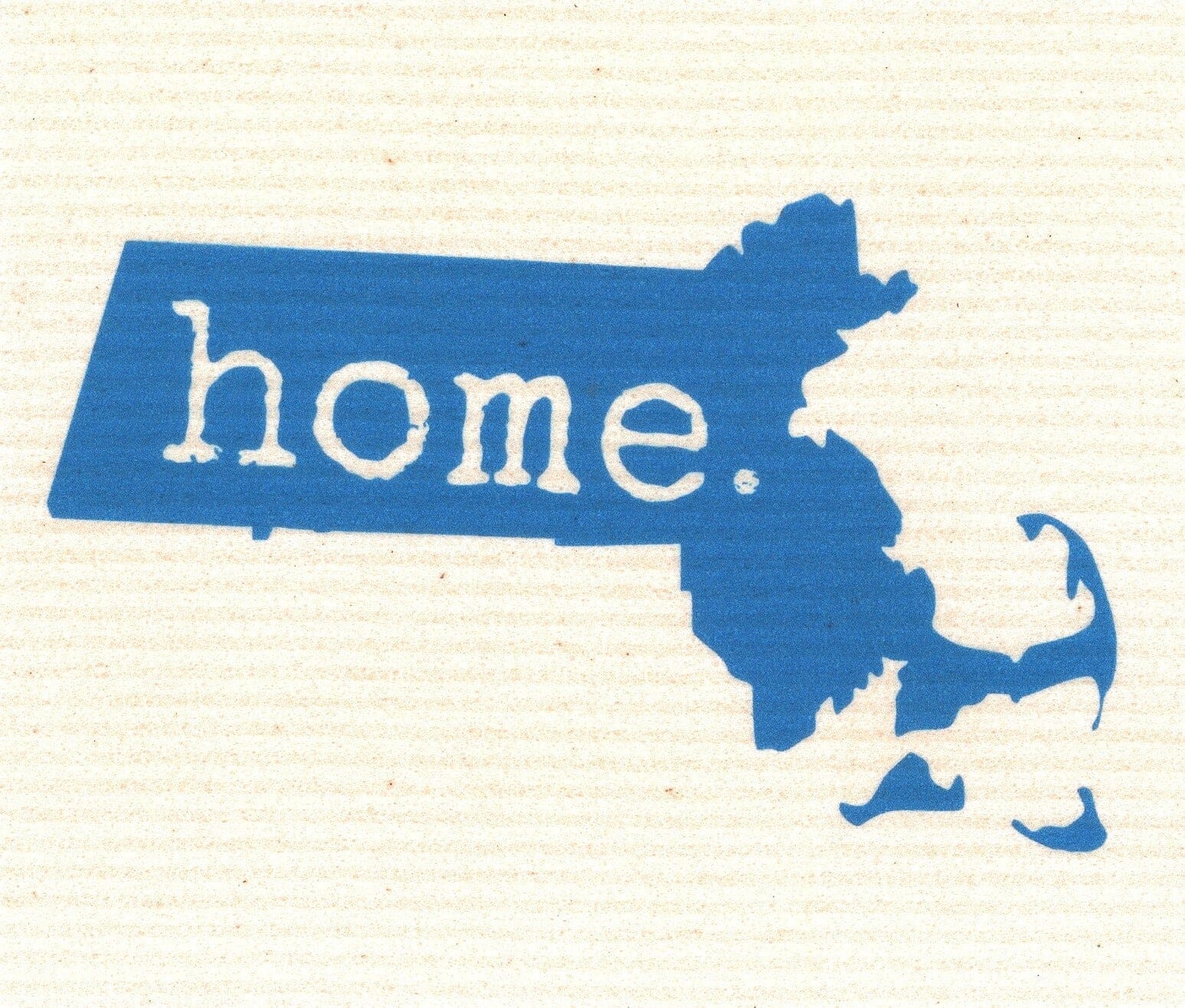 Massachusetts Home Swedish Dishcloth | Sweetgum Home Swedish Dishcloths SWEETGUM TEXTILES CO., LLC 