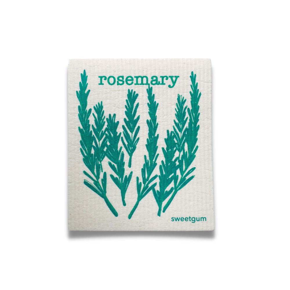 Rosemary Swedish Dishcloth | Sweetgum Home Swedish Dishcloths sweetgum textiles company, LLC 